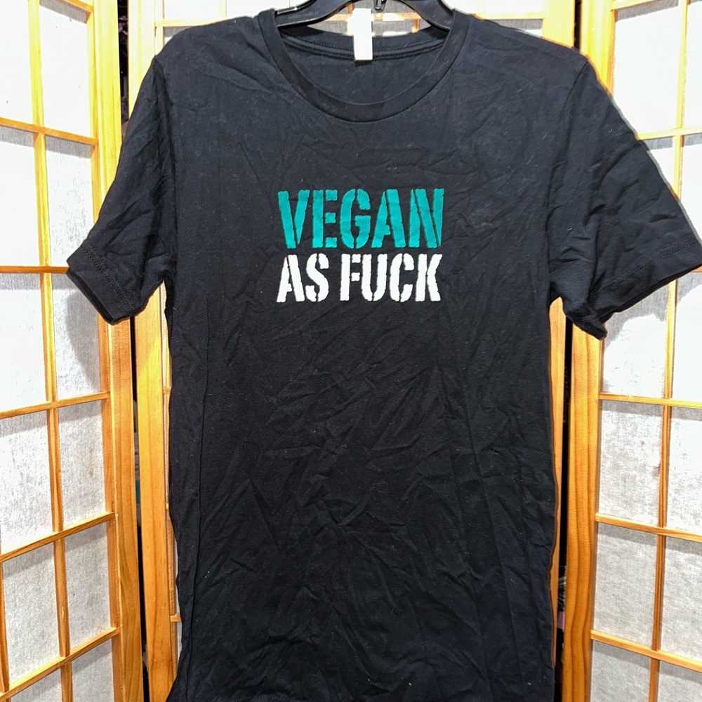 Black “Vegan” Graphic T-Shirt